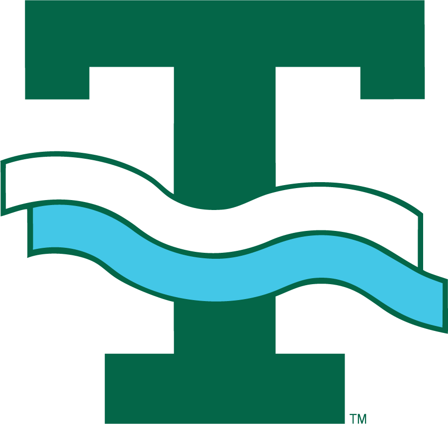 Tulane Green Wave 1986-1998 Primary Logo diy iron on heat transfer